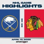 NHL Highlights | Sabres vs. Blackhawks - April 13, 2026