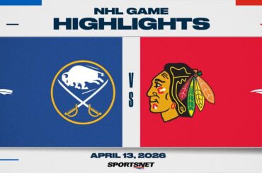 NHL Highlights | Sabres vs. Blackhawks - April 13, 2026