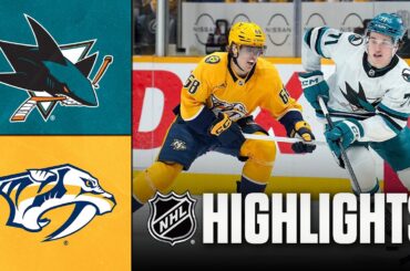 Sharks vs. Predators | NHL Highlights | April 13, 2026
