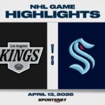 NHL Highlights | Kings vs. Kraken - April 13, 2026