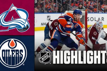 Avalanche vs. Oilers | NHL Highlights | April 13, 2026