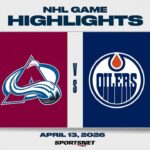 NHL Highlights | Avalanche vs. Oilers - April 13, 2026
