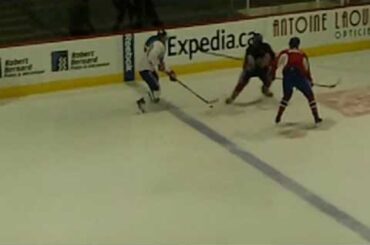 Lars Eller vs PK Subban - Habs Dev Camp 2010