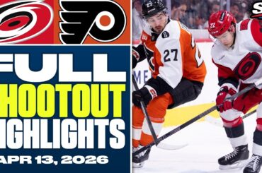 Carolina Hurricanes at Philadelphia Flyers | FULL Shootout Highlights - April 13, 2026