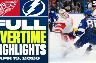 Detroit Red Wings vs. Tampa Bay Lightning | FULL Overtime Highlights - April 13, 2026