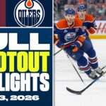 Colorado Avalanche at Edmonton Oilers | FULL Shootout Highlights - April 13, 2026