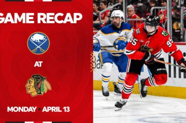 Blackhawks vs. Sabres Game Highlights | 4.13.26