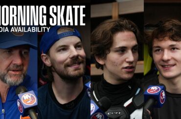 New York Islanders Morning Skate Availability | NYI vs CAR
