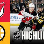 Devils vs. Bruins | NHL Highlights | April 14, 2026