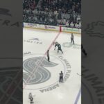 Jacob Melanson and Samuel Helenius foght, Kraken vs Kings, April 13, 2026 #SeaKraken #SeattleKraken