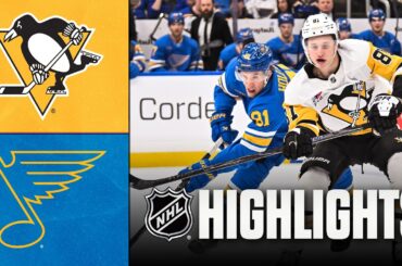 Penguins vs. Blues | NHL Highlights | April 14, 2026