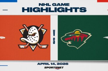 NHL Highlights | Ducks vs. Wild - April 14, 2026