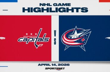 NHL Highlights | Capitals vs. Blue Jackets - April 14, 2026