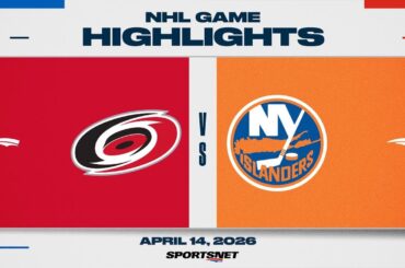 NHL Highlights | Hurricanes vs. Islanders - April 14, 2026