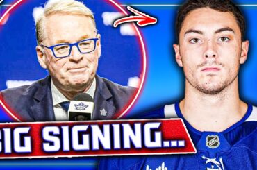 Leafs make BIG signing... This is GREAT | Toronto Maple Leafs News