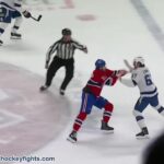 Declan Carlile vs Josh Anderson | Apr 09, 2026 | Tampa Bay Lightning vs Montreal Canadiens