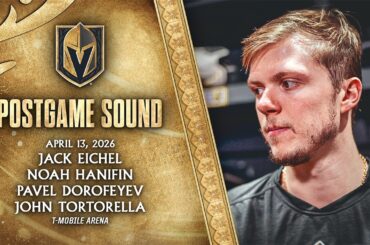 🎥 POSTGAME SOUND: Eichel, Hanifin, Dorofeyev & Tortorella