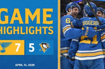Game Highlights: Blues 7, Penguins 5