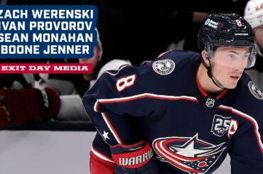 Hear from Zach Werenski, Ivan Provorov, Sean Monahan and Boone Jenner from Exit Day