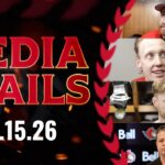 Lassi Thomson, Cameron Crotty, Nikolas Matinpalo, Travis Green Pregame Media vs TOR