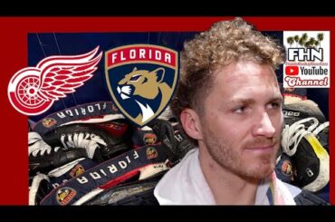 New Dad Matthew Tkachuk is Back with the Florida Panthers v Detroit Red Wings