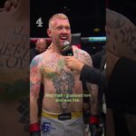 Paul Smith's post-fight speech was HILARIOUS 😅 #shorts