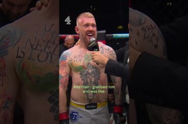 Paul Smith's post-fight speech was HILARIOUS 😅 #shorts