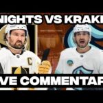 Vegas Golden Knights Vs Seattle Kraken LIVE COMMENTARY! | 2025-26 NHL Season