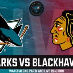 CHICAGO BLACKHAWKS VS SAN JOSE SHARKS LIVE WATCH PARTY