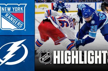 Rangers vs. Lightning | NHL Highlights | April 15, 2026
