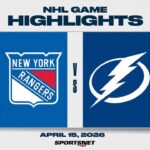 NHL Highlights | Rangers vs. Lightning - April 15, 2026