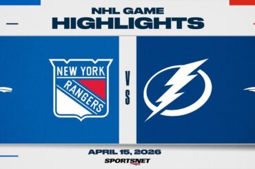 NHL Highlights | Rangers vs. Lightning - April 15, 2026