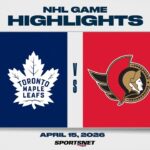 NHL Highlights | Maple Leafs vs. Senators -  April 15, 2026