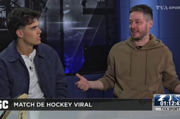 «JiC»: un match de hockey viral - entrevue avec Lewis le fou et Olivier Primeau