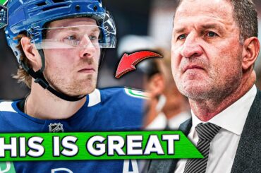 This is a breath of fresh air for Canucks fans...