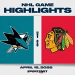 NHL Highlights | Sharks vs. Blackhawks -  April 15, 2026