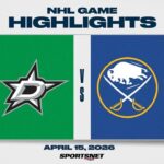 NHL Highlights | Stars vs. Sabres - April 15, 2026