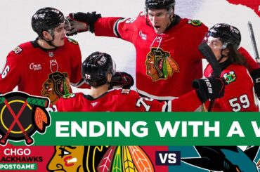BLACKHAWKS POSTGAME: Chicago Ends the Season With a WIN Over San Jose | CHGO Blackhawks