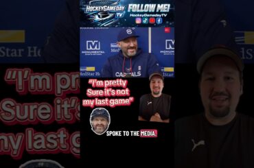 Washington #Capitals Exit Media Day Alex Ovechkin hints 1 more #NHL #Hockey #fyp #foryou #ALLCAPS