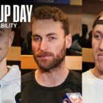 New York Islanders 25-26 Breakup Day Availabilities - Adam Pelech, Carson Soucy & Simon Holmstrom