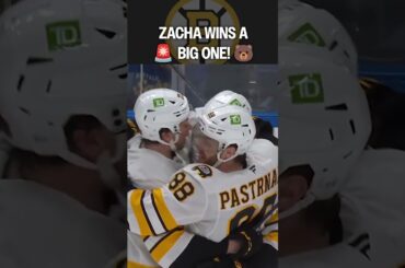 Pastrnak to Zacha… GAME! 🚨🙌