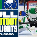 Dallas Stars at Buffalo Sabres | FULL Shootout Highlights - April 15, 2026