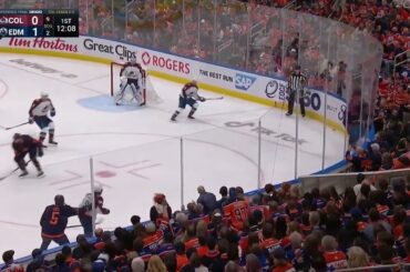 Kassian Gives Kane a Boost Before Big Hit on Sturm