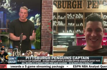 Sidney Crosby is ready to be a MENACE vs. Flyers in the Stanley Cup Playoffs 🔥 | The Pat McAfee Show