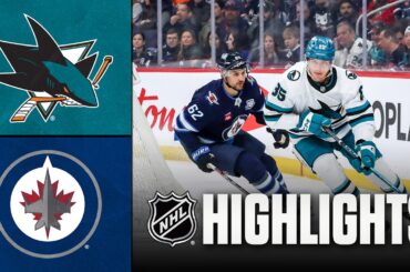Sharks vs. Jets | NHL Highlights | April 16, 2026