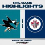 NHL Highlights | Sharks vs. Jets - April 16, 2026