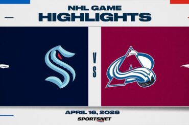 NHL Highlights | Kraken vs. Avalanche - April 16, 2026