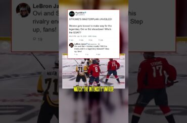 Dylan Strome Sets Up Epic Ovechkin vs Crosby Face-Off!