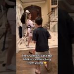 Prepping them for the next Ovi-Malkin rivalry 😆 (via @nastyashubskaya/IG)