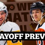 Stanley Cup Playoff Preview: Zegras, Flyers REIGNITE Rivalry With Crosby, Penguins | PHLY Flyers